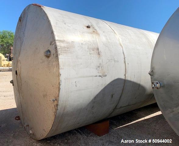 Used- Midwest Fabricators, 11,000 Gallon Stainless Steel Storage Tank