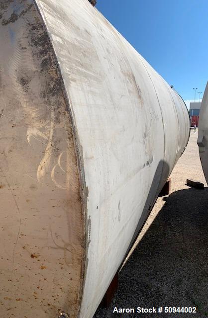 Used Midwest Fabricators, 11,000 Gallon Stainless Steel Storage Tank
