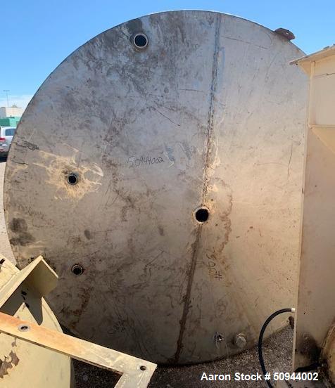 Used Midwest Fabricators, 11,000 Gallon Stainless Steel Storage Tank