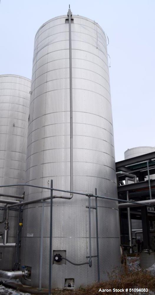 Used Tank, Approximate 29,000 Gallon, Stainless Steel, Vertical