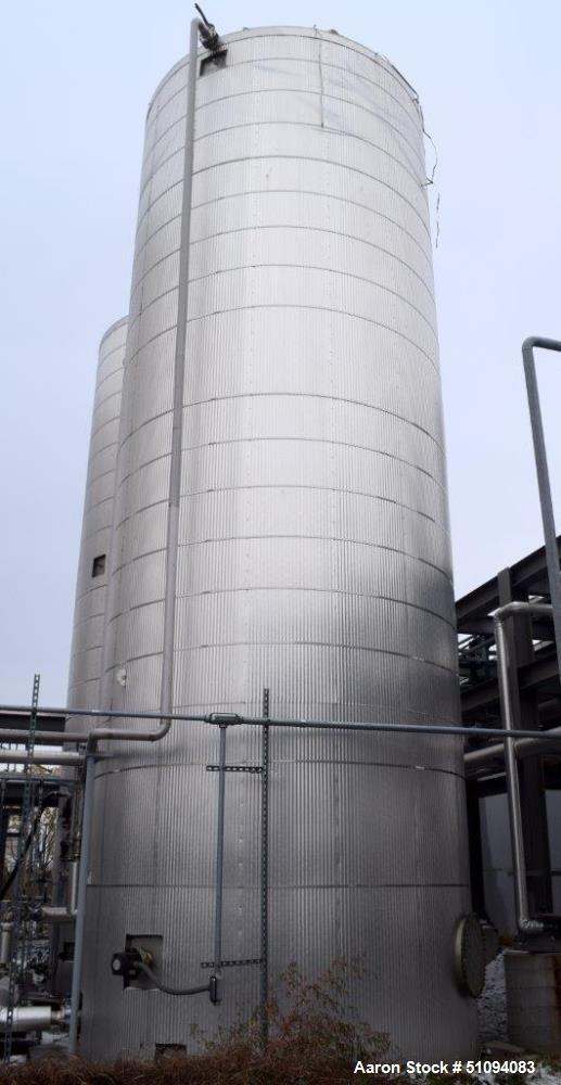 Used- Tank, Approximate 29,000 Gallon, Stainless Steel, Vertical