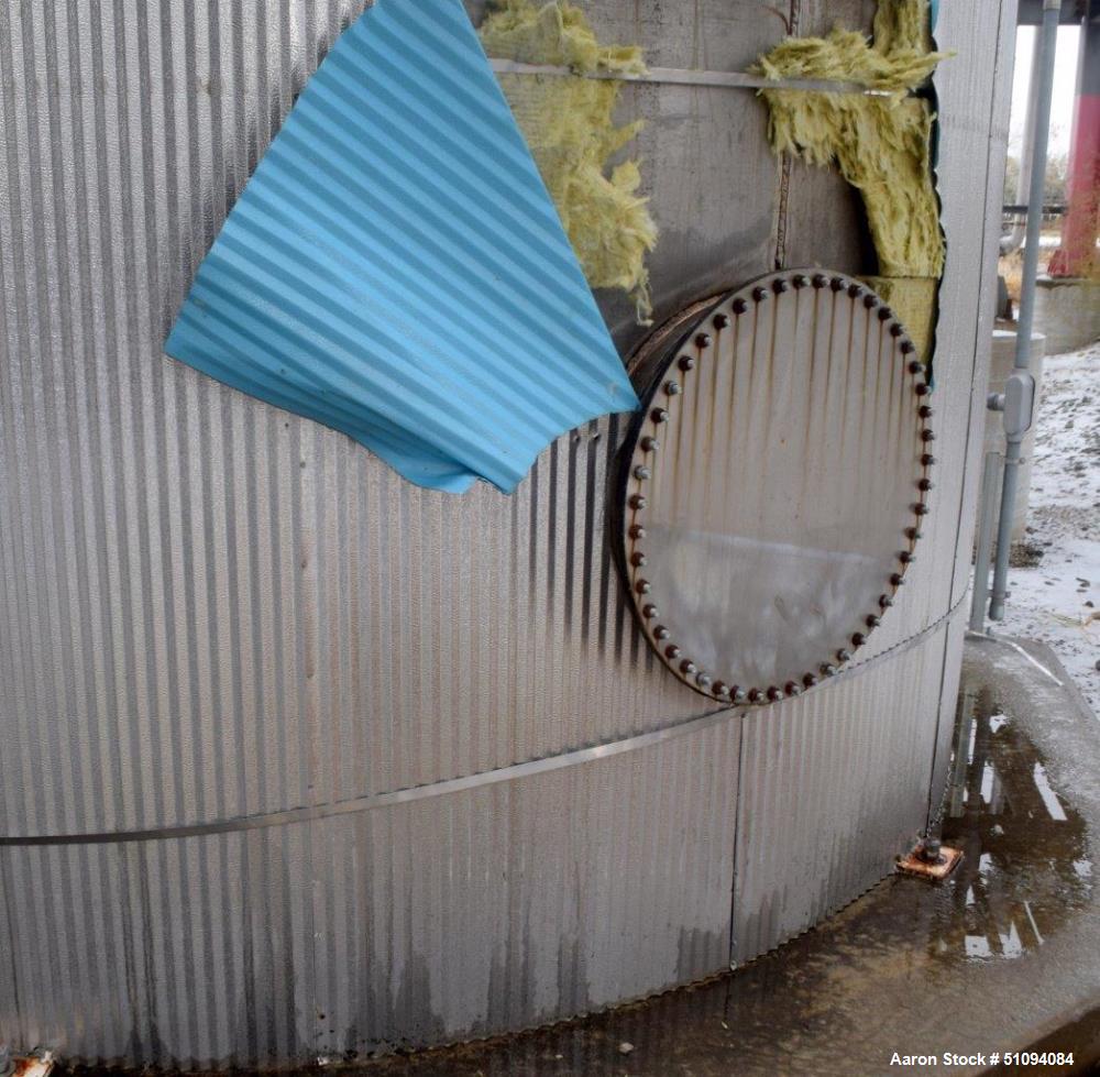Used Tank, Approximate 29,000 Gallon, Stainless Steel, Vertical