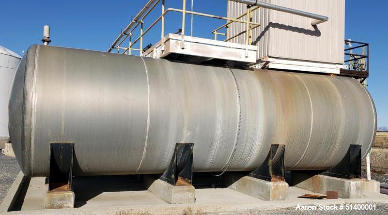 Used- Tank, Approximately 15,000 Gallon, Stainless Steel