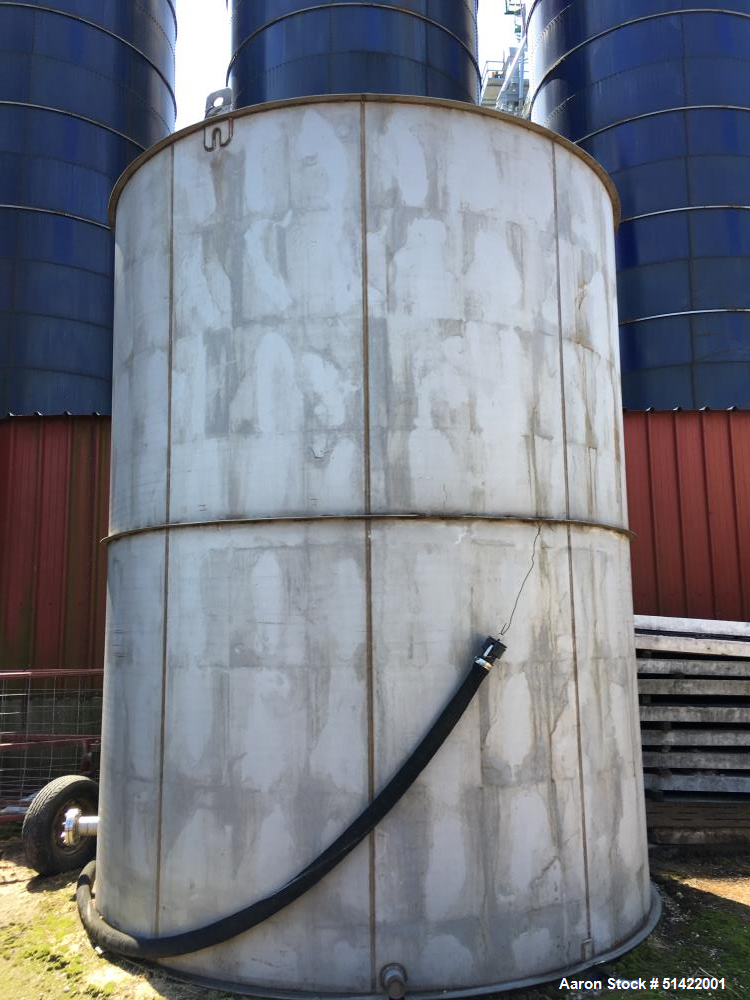 Used Tank, 12,600 Gallon, 316 Stainless Steel, Vertical