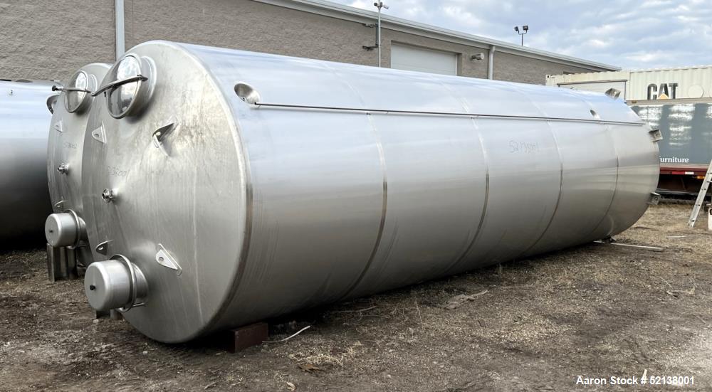 Insol Automation 6525 Gallon 316 Stainless Steel Tank