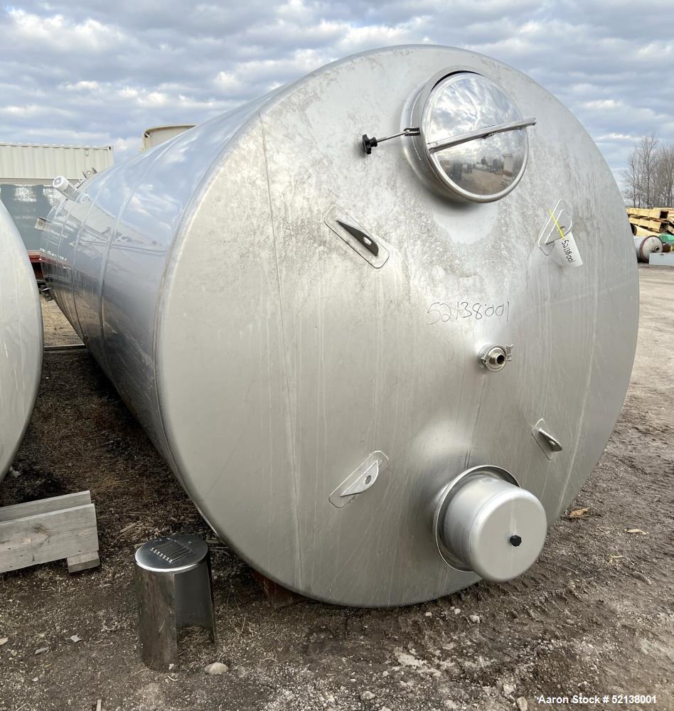 Insol Automation 6525 Gallon 316 Stainless Steel Tank