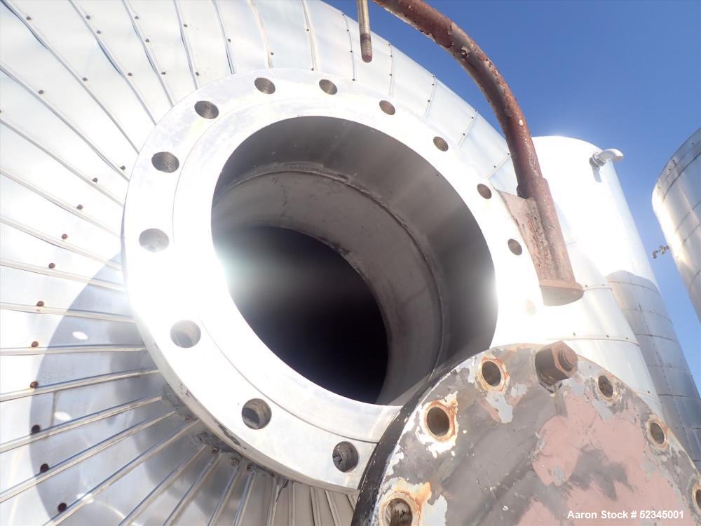 Used Horizontal Stainless Steel Tank, Approximately 25,000 Gallons