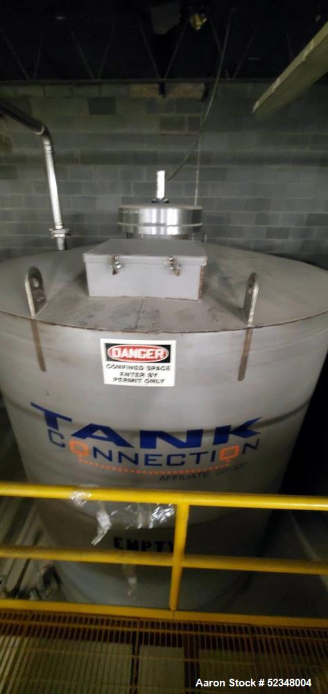 Unused - Tank Connection 6,500 Gallon 304 Stainless Steel Tank