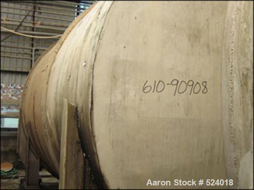 USED: 15,500 Gallon, 304 stainless steel, storage tank. Horizontalconstruction, 12' diameter x 18' straight side, dished ends, onsaddles.