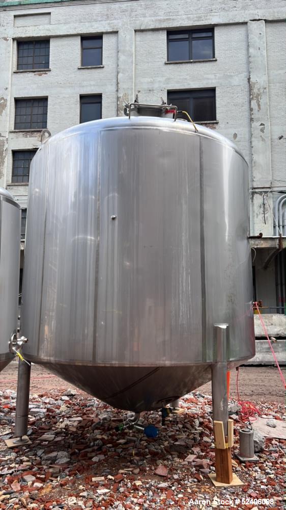 Used Falco Stainless Steel Equipment Jacketed Pressure Tank, Approximate 5500 Ga