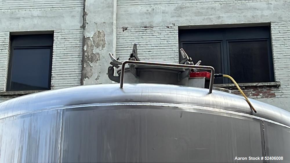 Used Falco Stainless Steel Equipment Jacketed Pressure Tank, Approximate 5500 Ga