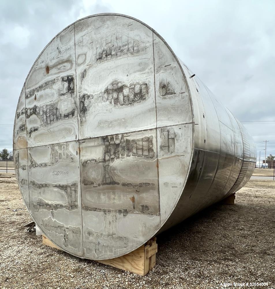 Used- CSC Les Constructions Soudees Du Coteau, Holding Tank. 26,980 Gallon capacity, 316 Stainless Steel, Vertical. Cone Top...