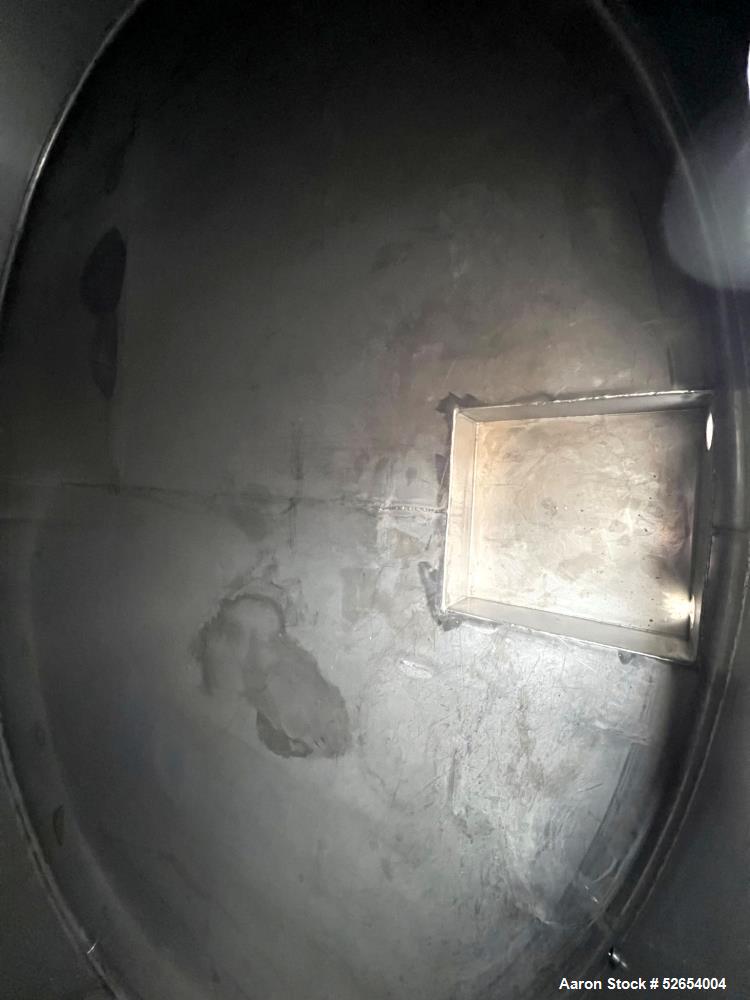 Used- CSC Les Constructions Soudees Du Coteau, Holding Tank. 26,980 Gallon capacity, 316 Stainless Steel, Vertical. Cone Top...