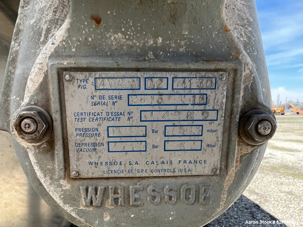 Used CSC Les Constructions Soudees Du Coteau, Holding Tank. 26,980 Gallon capacity, 316 Stainless Steel, Vertical. Cone Top, Slope Bottom. Approximate 13'2" diameter x 316" straight side. 58" long Si...