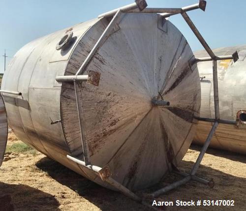 Stainless steel 5,000 Gallon Agitated Tank