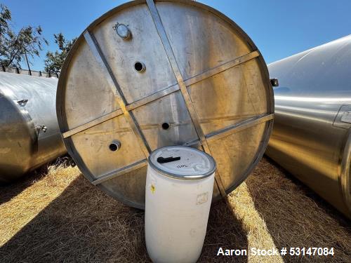 2022 26,000L Stainless Steel Storage Tank – Vertical, Sanitary, CIP Equipped