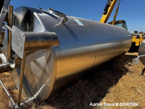 2022 26,000L Stainless Steel Storage Tank – Vertical, Sanitary, CIP Equipped