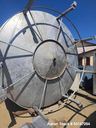 Used 6,000 Gallon 304 Stainless Steel Storage Tank – Cone Bottom, Dished Top, 3" Outlet