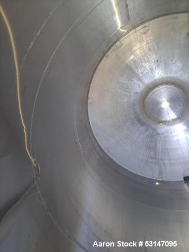 6,000-Gallon 304 Stainless Steel Cone Bottom Storage Tank