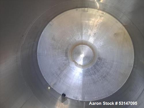 6,000-Gallon 304 Stainless Steel Cone Bottom Storage Tank