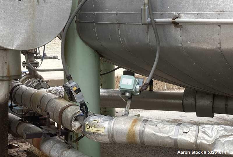 Used 40,000 Gallon 316L Stainless Steel Storage Tank with Agitator & Centrifugal Pump