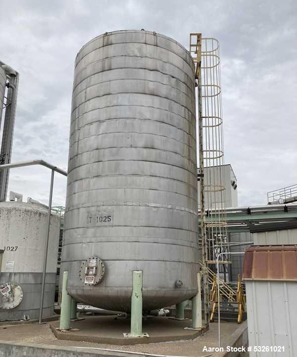Used 316L Stainless Steel Bulk Storage Tank – Approx. 30,000 Gallon Capacity