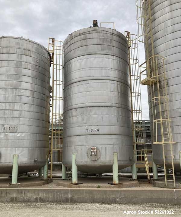 Large Capacity 30,000 Gallon Stainless Steel Process Storage Vessel with Bottom Outlet