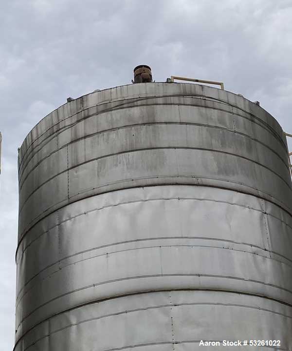 Large Capacity 30,000 Gallon Stainless Steel Process Storage Vessel with Bottom Outlet