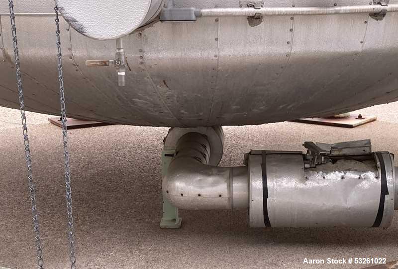 Large Capacity 30,000 Gallon Stainless Steel Process Storage Vessel with Bottom Outlet