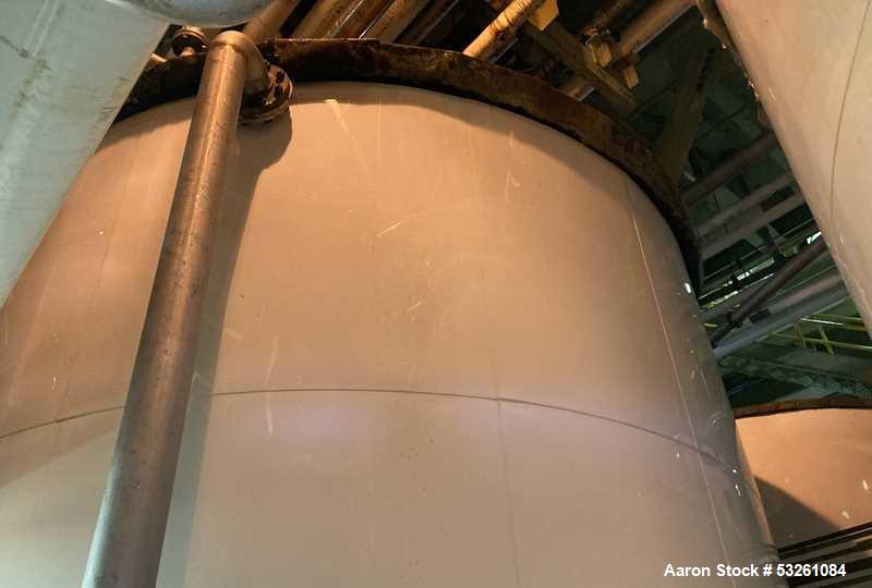 Used Approx. 7,900 Gallon 316L Stainless Steel Mixing Tank with Dual Centrifugal Pumps – V-4317