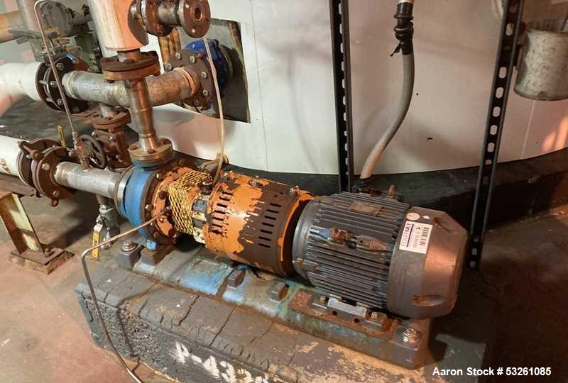 Used Approx. 7,900 Gallon 316L Stainless Steel Tank with Dual Centrifugal Pumps – V-4306