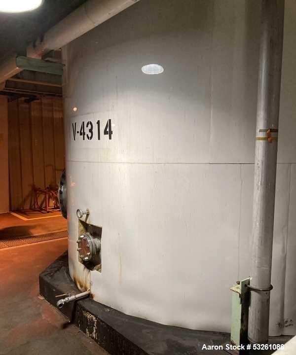 Used Approx. 7,900 Gallon 316L Stainless Steel Storage Tank – V-4314