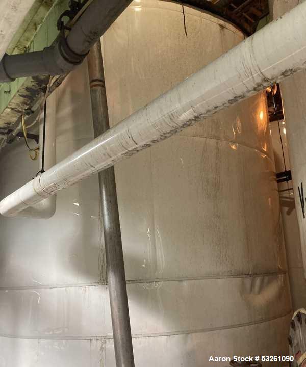 Used Approx. 7,900 Gallon Stainless Steel Mixing Tank with Chemineer Agitator and Centrifugal Pump – V-4207