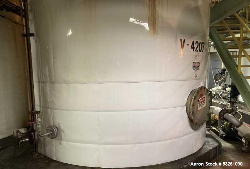 Used Approx. 7,900 Gallon Stainless Steel Mixing Tank with Chemineer Agitator and Centrifugal Pump – V-4207