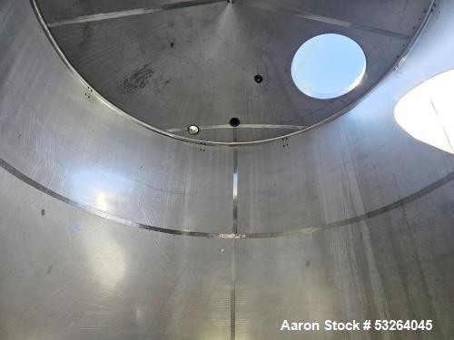 Used 5,000 Gallon Stainless Steel Tank – Food Grade Process Vessel with Manway Access