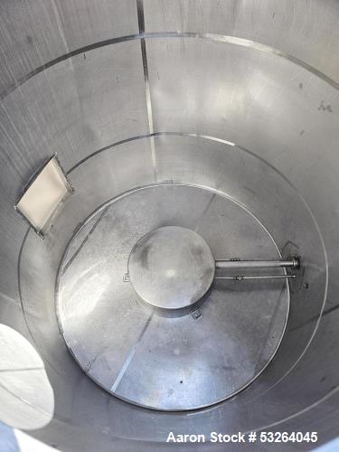 Used 5,000 Gallon Stainless Steel Tank – Food Grade Process Vessel with Manway Access