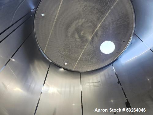 Used 5,000 Gallon Stainless Steel Tank – Sanitary Food Grade Vessel with Coil Heating & Cooling
