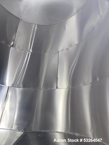 Unused 6,000 Gallon Stainless Steel Tank – 304 SS Insulated Vessel with CIP Spray Ball & Dual Discharge