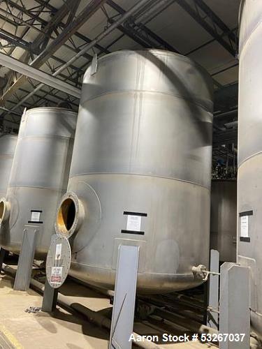 Gaston County approximately 8000 gallon 304 stainless steel vertical tank.