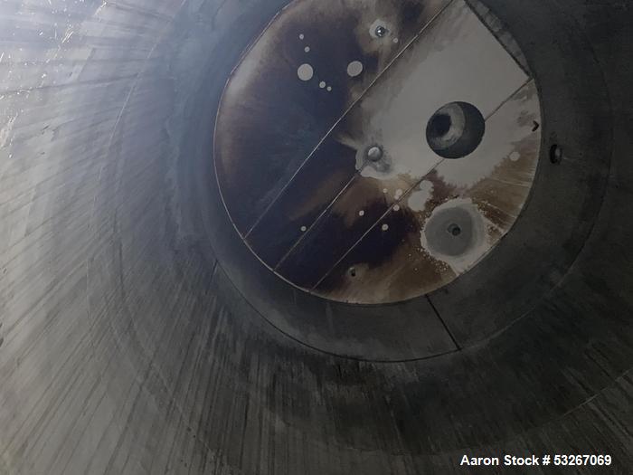Used Stainless Steel Tank, Approx.16,000 gallon capacity. Vertical