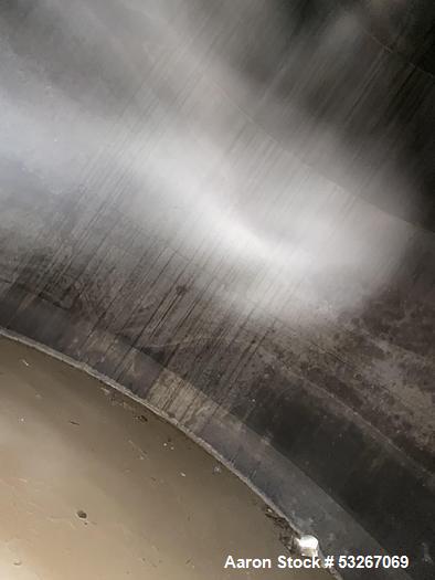 Used Stainless Steel Tank, Approx.16,000 gallon capacity. Vertical