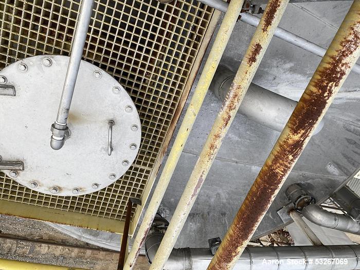 Used Stainless Steel Tank, Approx.16,000 gallon capacity. Vertical
