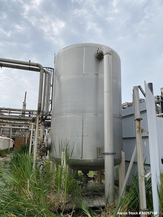 Used 8,800 Gallon Advanced Vessel Stainless Steel Vertical Tank – 10' x 15', Built 2017
