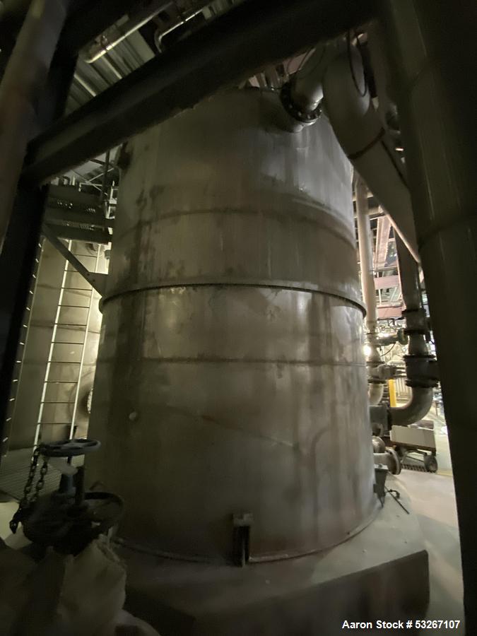 Used 14,000 Gallon 316L Stainless Steel Vertical Tank – Erected Steel Products, API-650, Built 2012