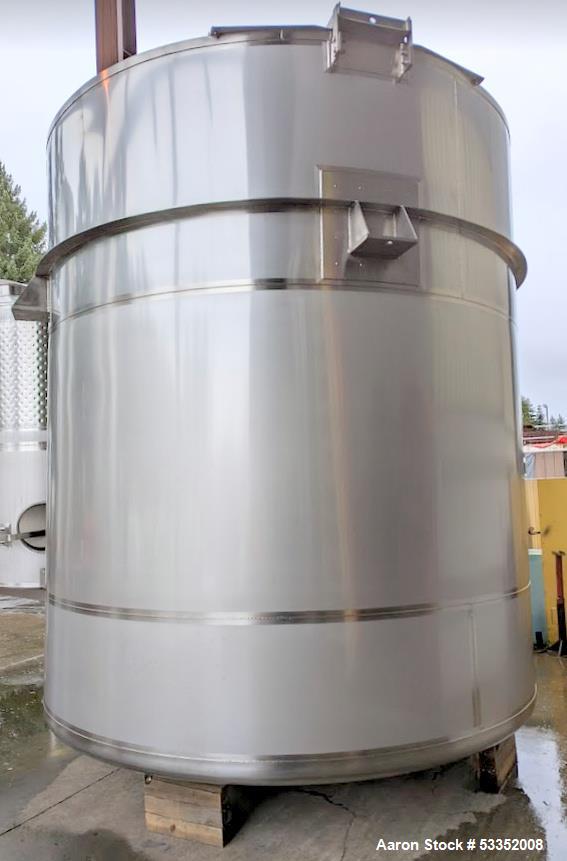 ICC-Northwest Stainless Steel Mix Tank, Approximately 6813 Gallons,