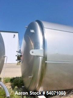 Used Berlie-Falco 304 Stainless Steel Tank | 11,359 Gallon | Dish Top | Cone Bottom | 33' H | Built 2016