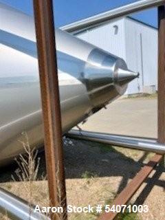 Used Berlie-Falco 304 Stainless Steel Tank | 11,359 Gallon | Dish Top | Cone Bottom | 33' H | Built 2016