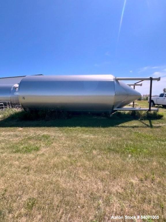 Used 11,359 Gallon Stainless Steel Vertical Tank | 304 SS | Built 2016 | Berlie-Falco