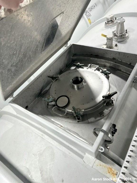 Unused Industrial 8,058-Gallon 316L Stainless Steel WEW ISO Tank Container | Horizontal 24’ Frame-Mounted Vessel | 25.2 PSI @ 149°F