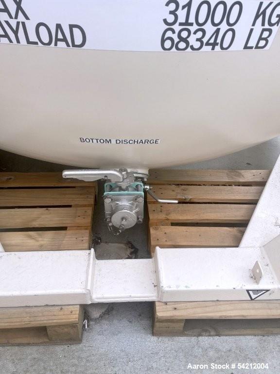 Used WEW ISO Tank Container | 8,058 Gallon (30,500 Liter) | 316L Stainless Steel | Horizontal | 25.2 PSI @ 149F | Built 2000 | Framed Transport Tank